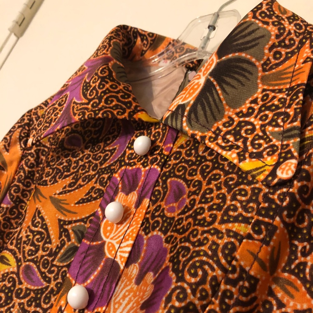 Funky Vintage 70s Goodtimes Dress